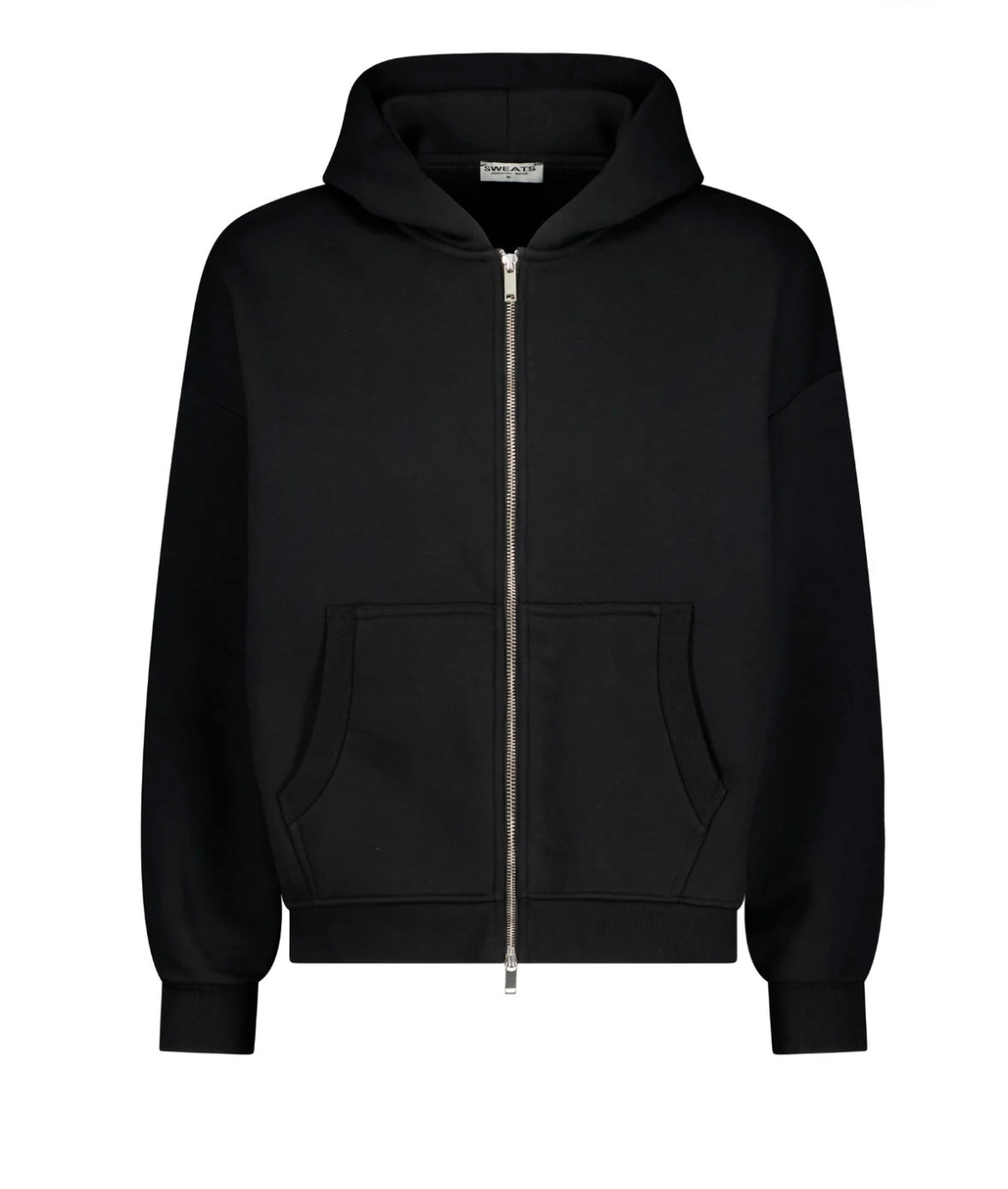 COZY ZIP UP - BLACK